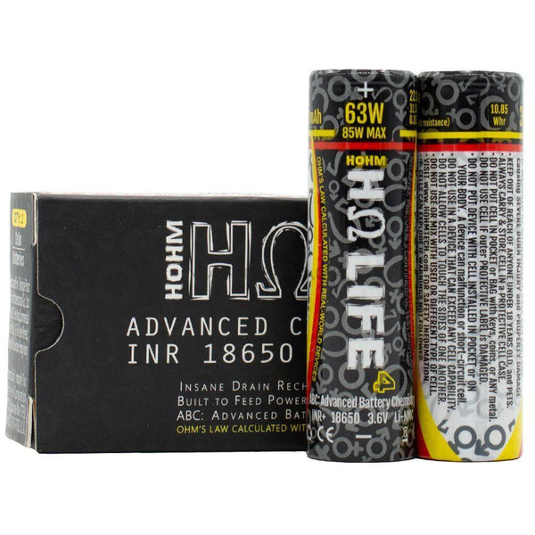 Hohm Tech Life 4 18650 3015mAh 22.1A Battery (2pk)