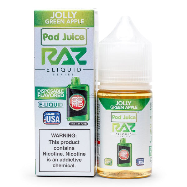 Jolly Green Apple - Pod Juice X Raz E-Liquid - 30ML