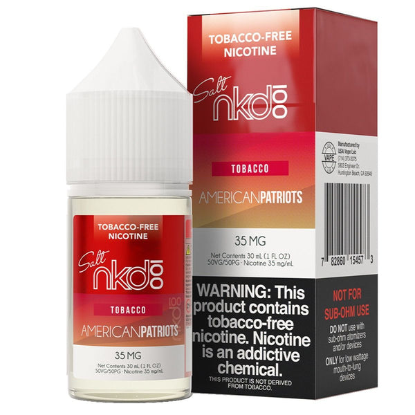 NKD 100 TFN Salt E-Liquid - American Patriots - 30ML