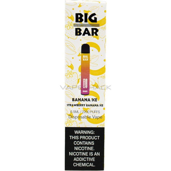 Big Bar Duo Disposable - Banana Ice / Strawberry Banana Ice