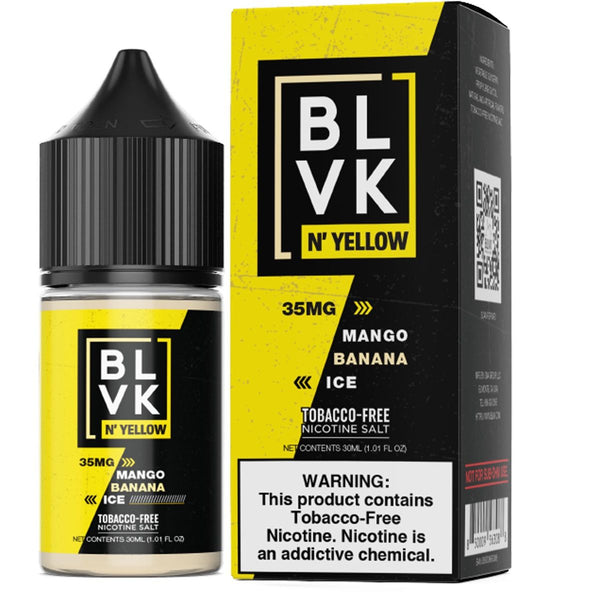 Mango Banana Ice - BLVK N' Yellow Salts - 30ML