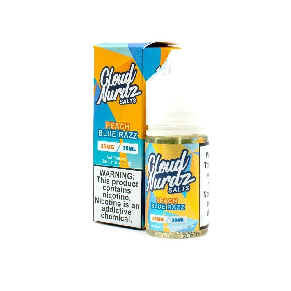 Cloud Nurdz Salts - Peach Blue Razz - 30ML