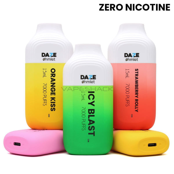 7 Daze OHMLET 0% Disposable - 7000 Puffs