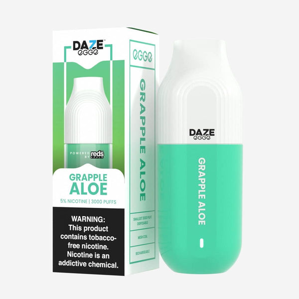 7Daze TFN Rechargeable Disposable - 3000 Puffs-Grapple Aloe - 1