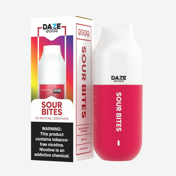 7Daze TFN Rechargeable Disposable - 3000 Puffs-Sour Bites - 1