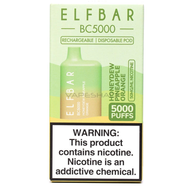 Elf Bar BC5000 Disposable - 5000 Puffs-Honeydew Pineapple Orange - 1