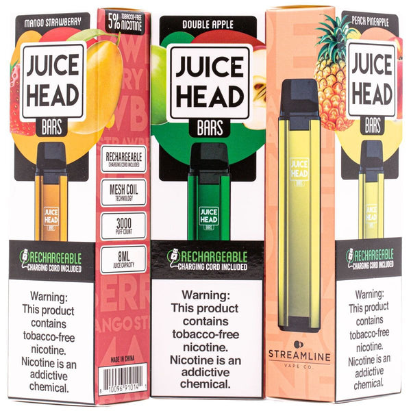 Juice Head Rechargeable Disposable - 3000 Puffs