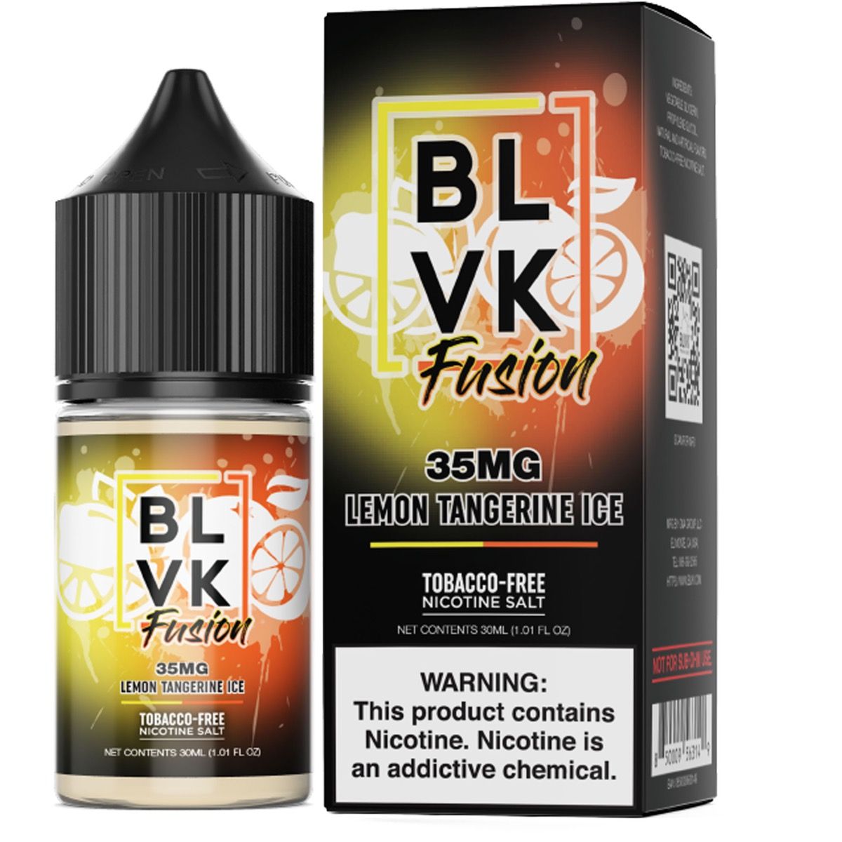 Lemon Tangerine Ice - BLVK Fusion Salts - 30ML