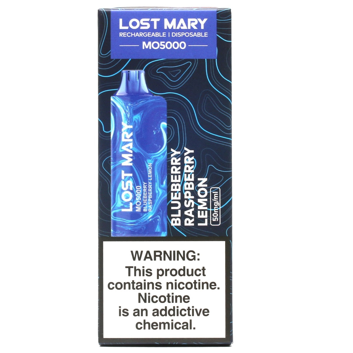 Lost Mary MO5000 Disposable - 5000 Puffs-Blueberry Raspberry Lemon - 1