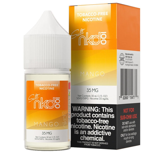 NKD 100 TFN Salt E-Liquid - Mango - 30ML