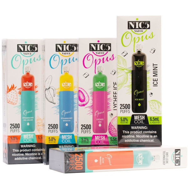 Nic5 Disposable Vape - 2500 Puffs