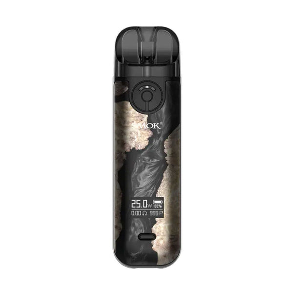 SMOK - Novo 4 25W Pod Kit-Black Stabilizing Wood - 1