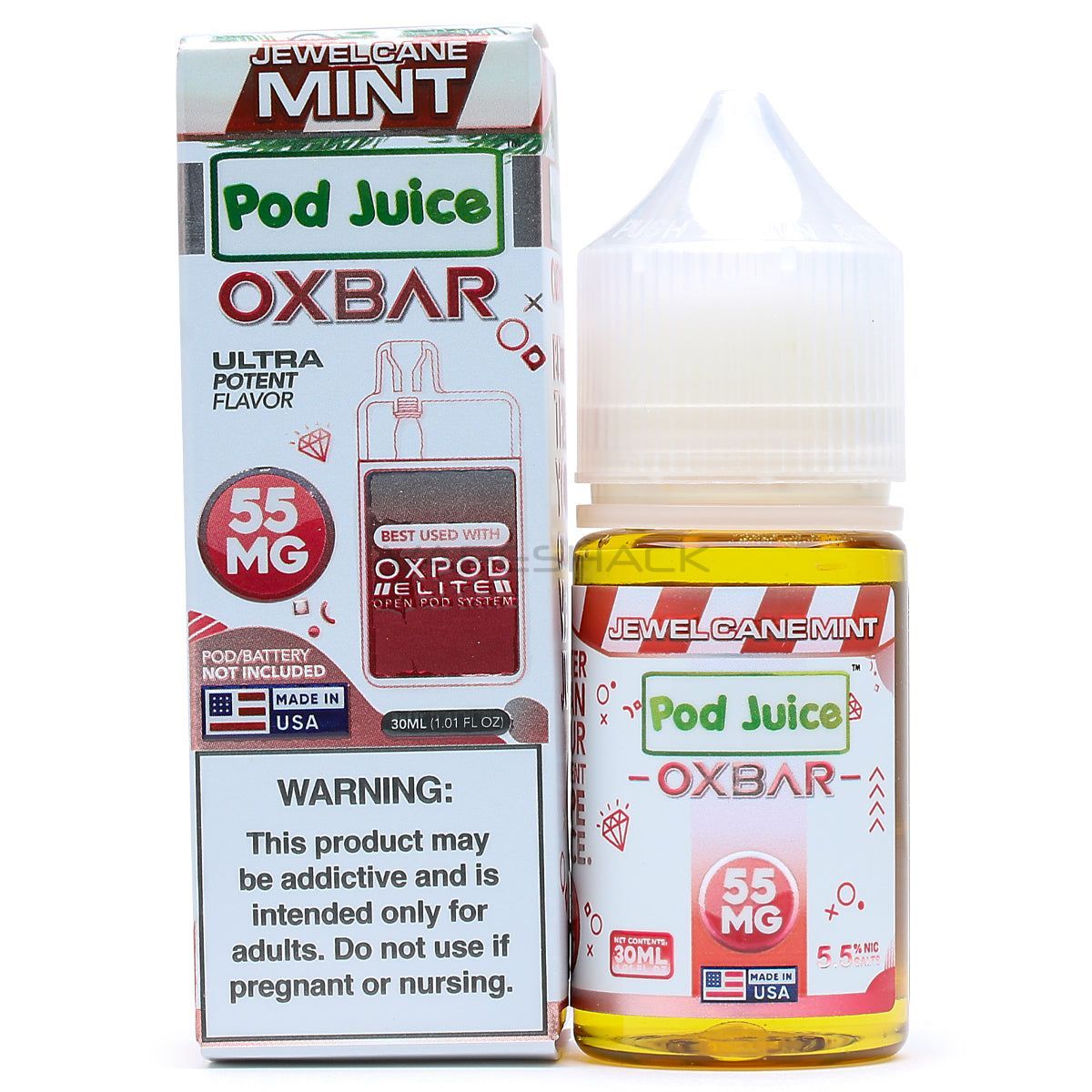 Jewel Cane Mint - Pod Juice x Oxbar Salts - 30ML