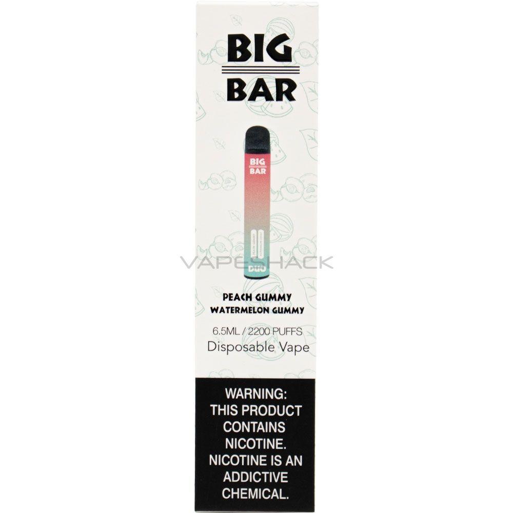 Big Bar Duo Disposable - Peach Gummy / Watermelon Gummy