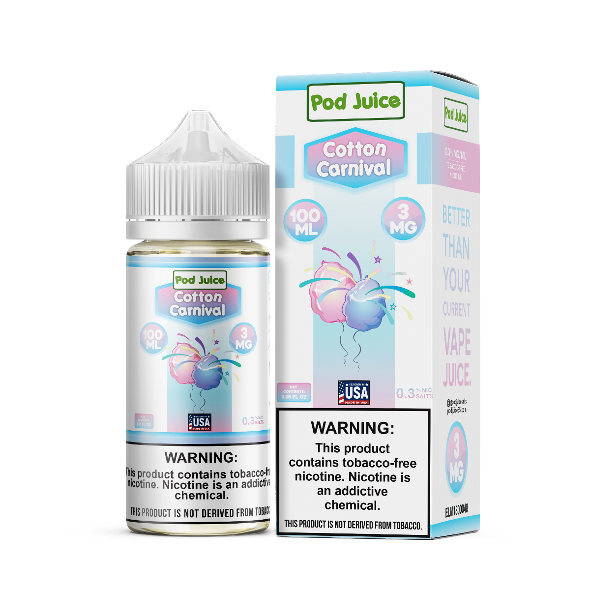 Pod Juice - Cotton Carnival - 30ml