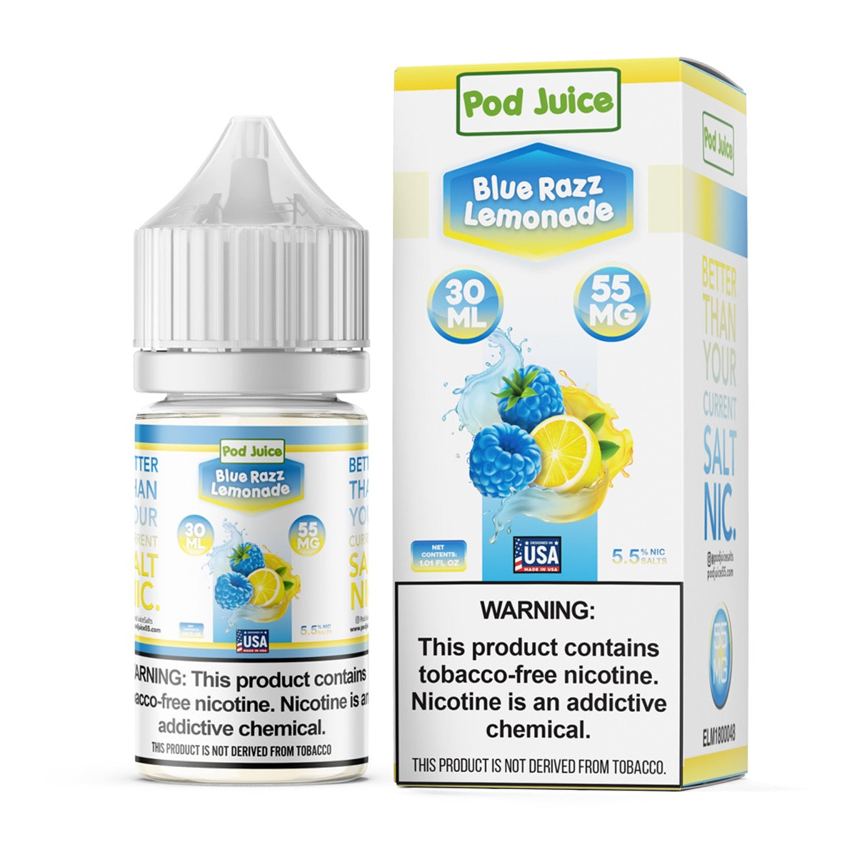 Pod Juice - Blue Razz Lemonade - 30ML