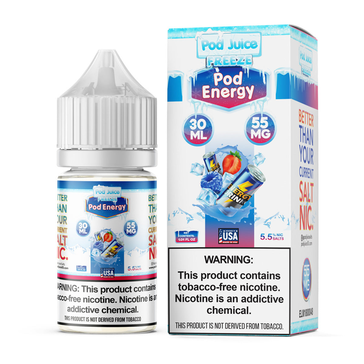 Pod Energy Freeze - Pod Juice - 30ML