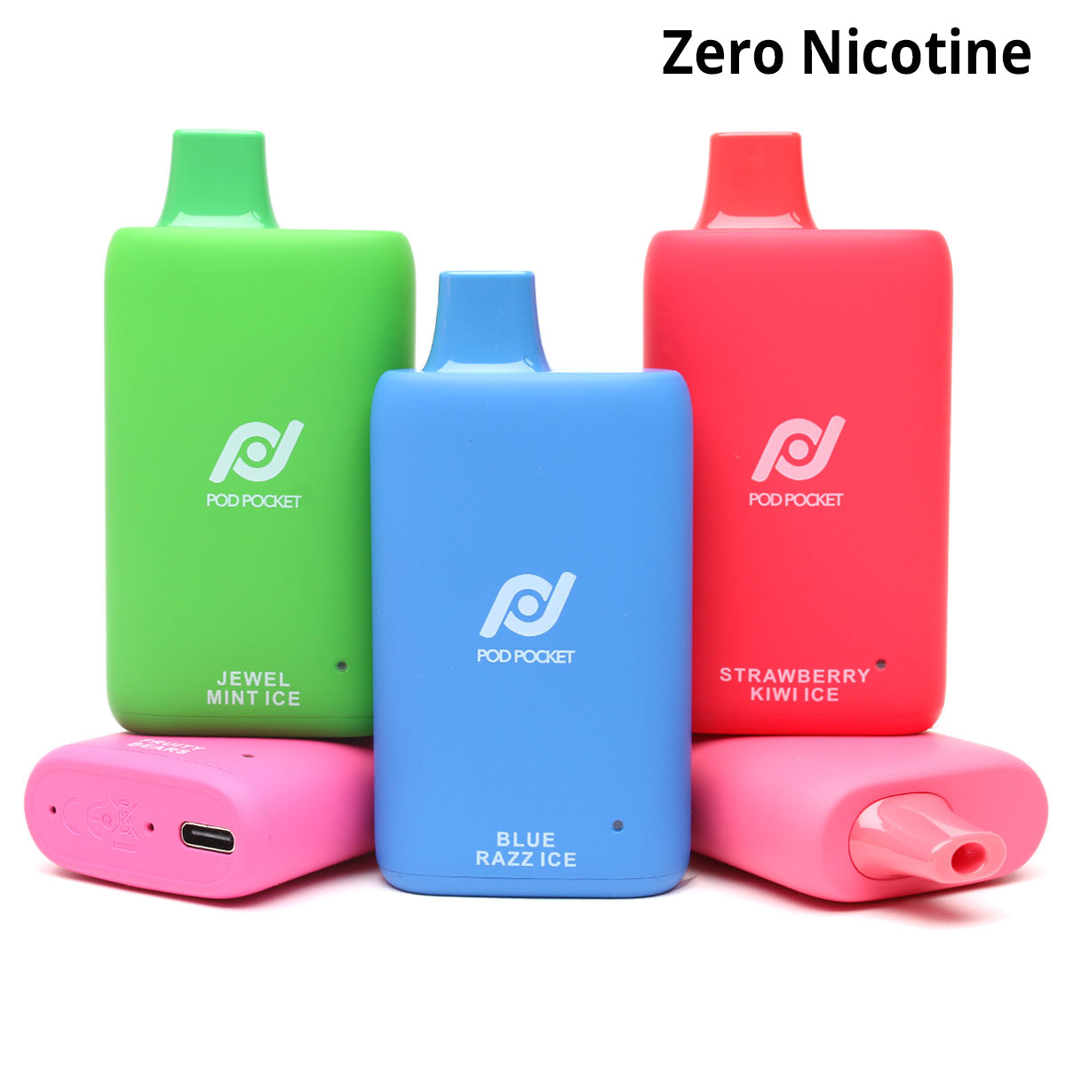 Pod Pocket Disposable - 7500 Puffs - 0% Nicotine