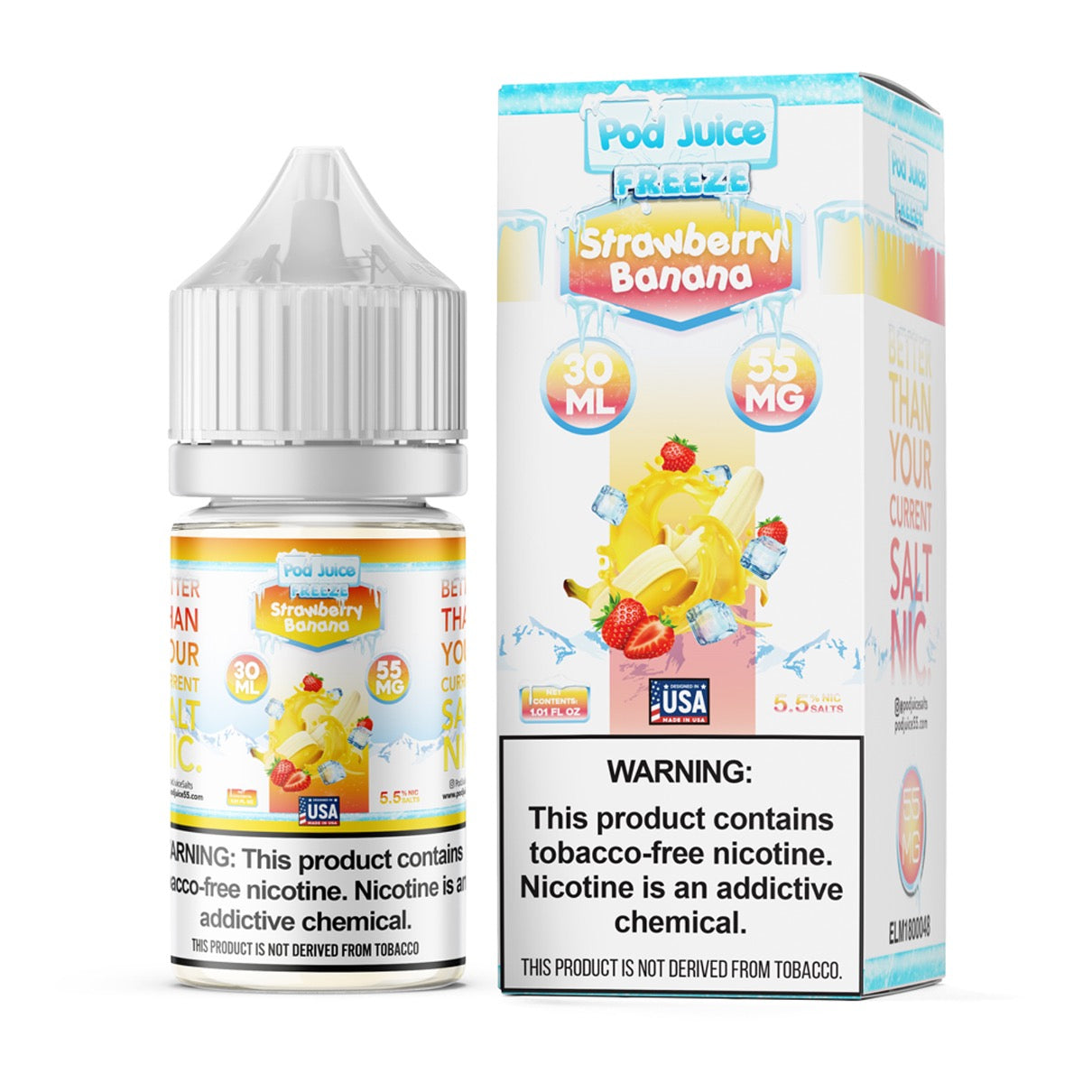 Pod Juice - Strawberry Banana Freeze - 30ml