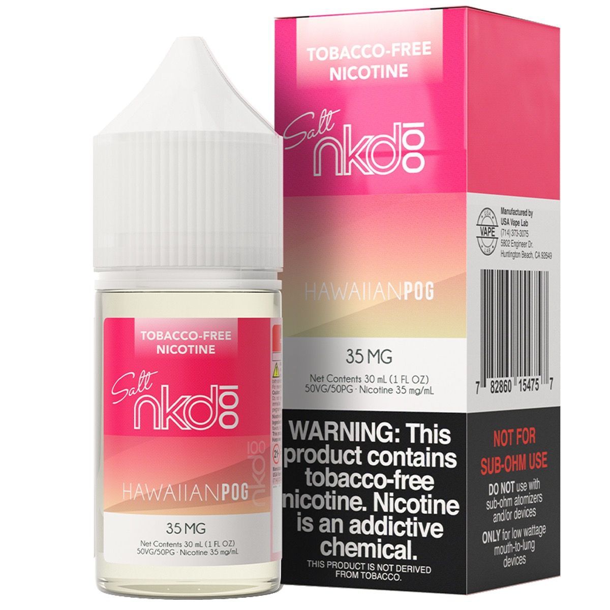 NKD 100 TFN Salt E-Liquid - Hawaiian Pog - 30ML