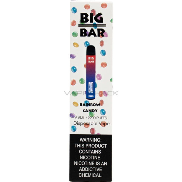 Big Bar Duo Disposable - Rainbow Candy