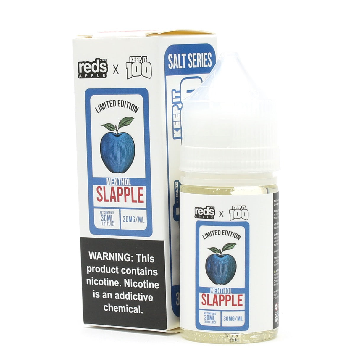 Slapple Menthol - 7 Daze x Keep it 100 Salts - 30ML