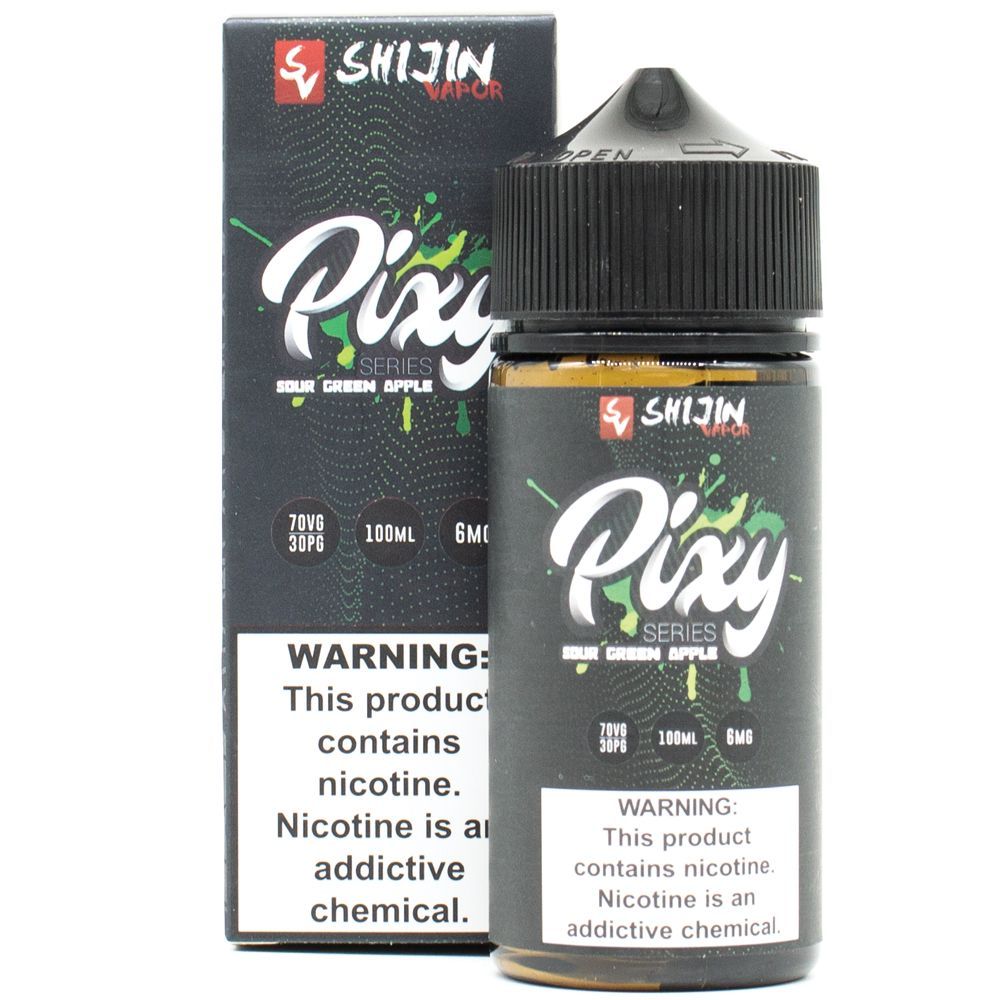 Shijin Vapors Pixy Series - Sour Green Apple - 100ML