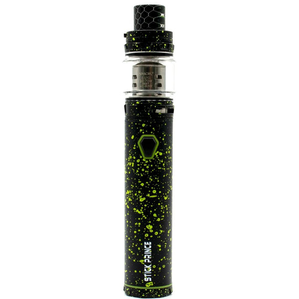 SMOK Prince Stick Kit - Pen-Style TFV12 Prince-Black w/ Green Spray - 1