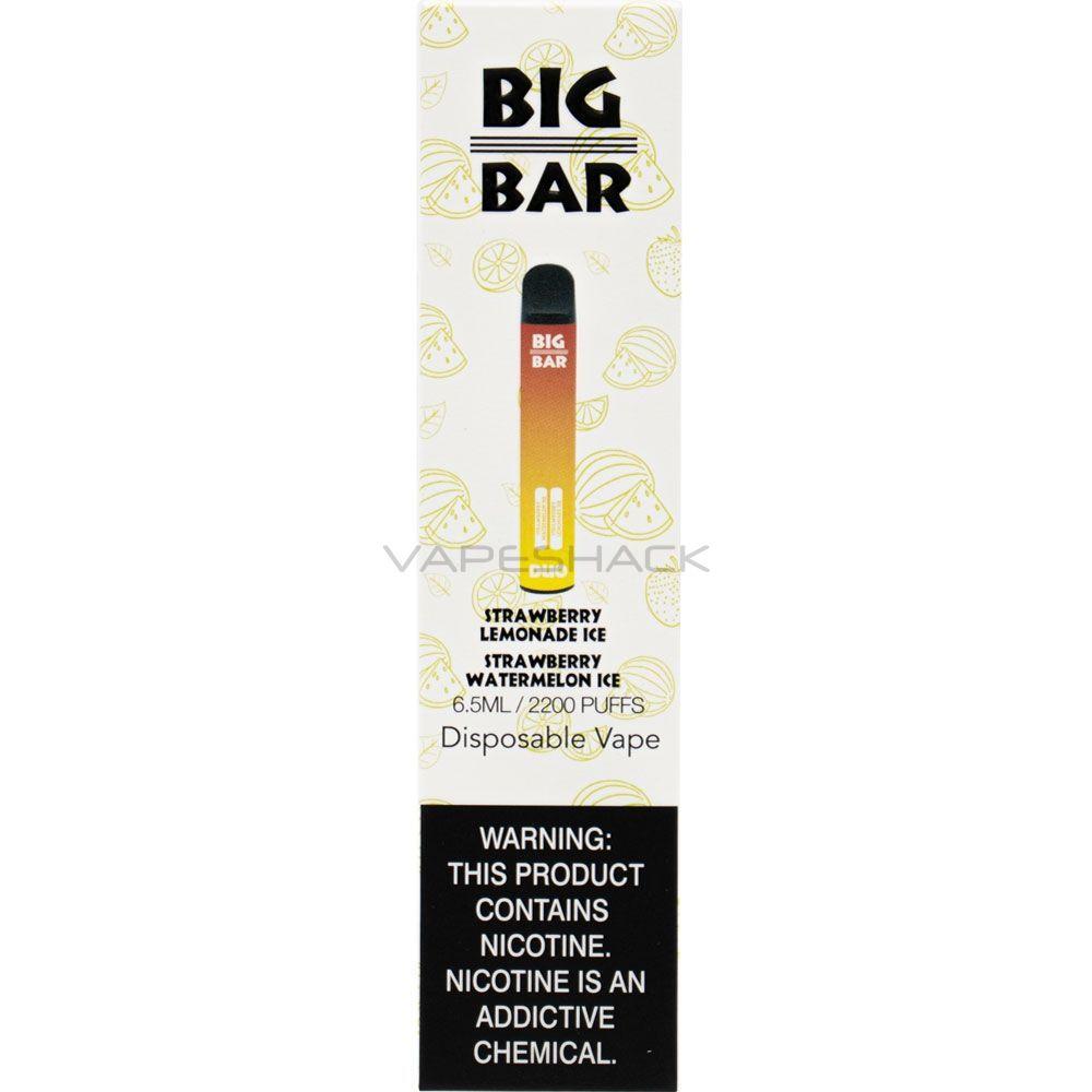 Big Bar Duo Disposable - Strawberry Lemonade / Strawberry Watermelon Ice 