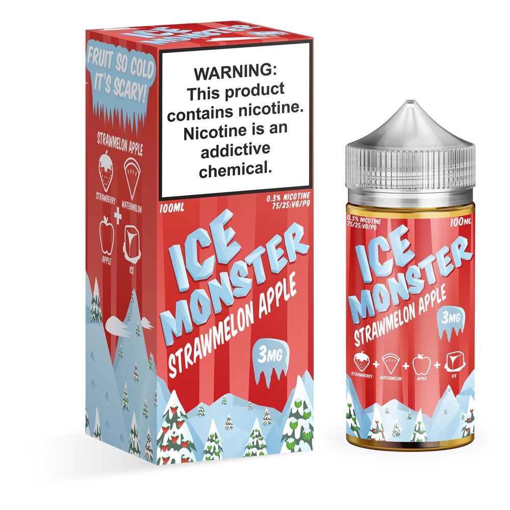 Jam Monster Liquids -  Ice Strawmelon Apple - 100ML - 1