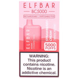 Elf Bar BC5000 Disposable - 5000 Puffs-Strawberry Cream - 1