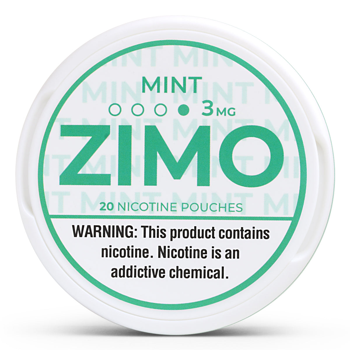 Mint - Zimo Nicotine Pouches - 20CT