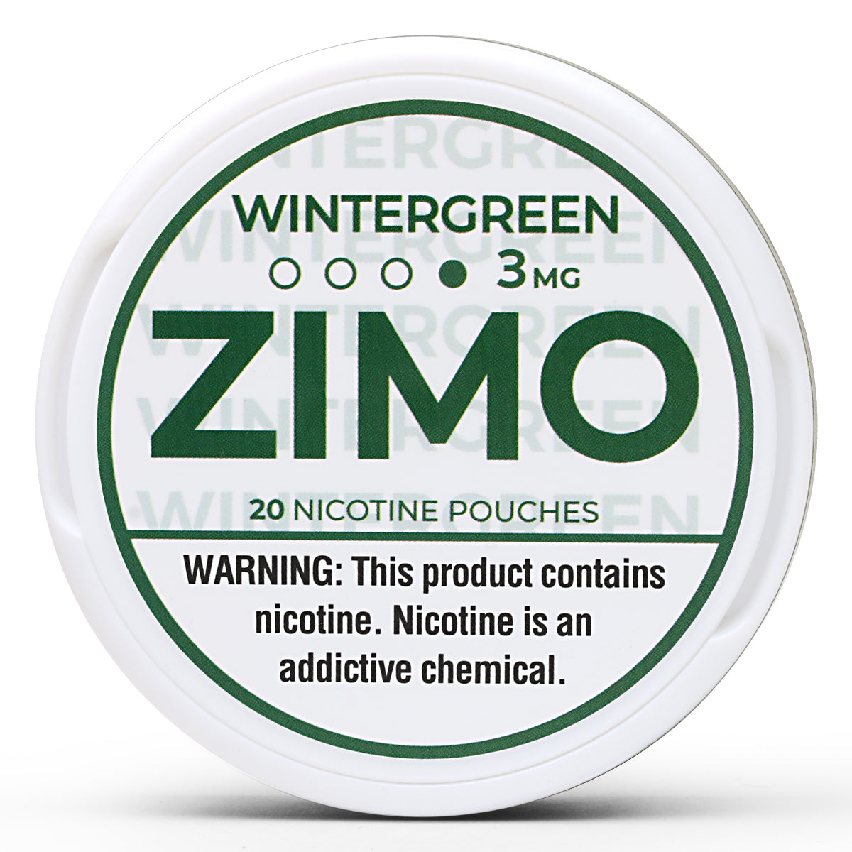 Wintergreen - Zimo Nicotine Pouches - 20CT