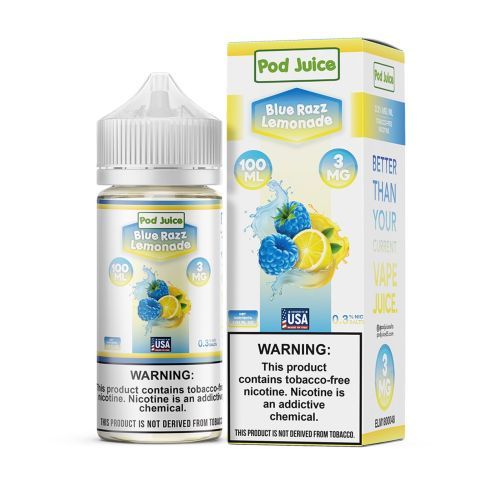 Blue Razz Lemonade Pod Juice E Liquid 100ml For 12 99 Vapeshack Com