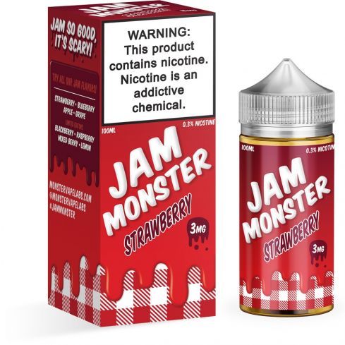 Jam Monster Liquids - Strawberry - 100ML - 1