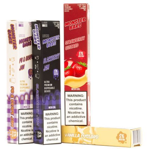 Monster Bars Disposable - 3500 Puffs