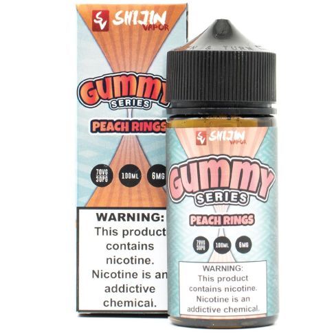 Shijin Vapors Gummy Series - Peach Rings - 100ML