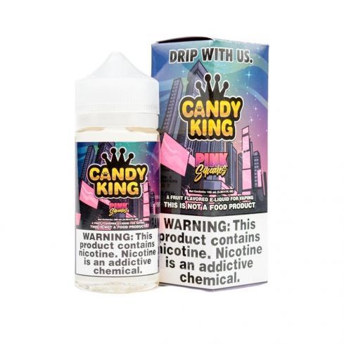Your favorite pink, chewy, square, tropical fruit flavored e-liquid! 