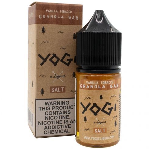 Vanilla Tobacco Granola Bar 30mL - Yogi Salt E-Liquid - 1